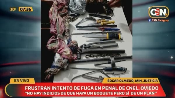 Frustran intento de fuga del penal de Oviedo