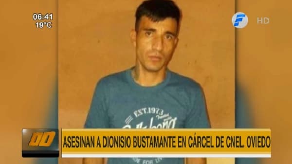 Hallan sin vida a “Patrón” Bustamante en la cárcel de Coronel Oviedo