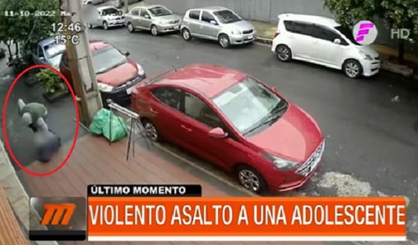 Estudiante sufre asalto a la salida de un colegio de Asunción