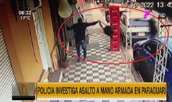 Roban G. 67 millones en asalto a mano armada en Paraguarí