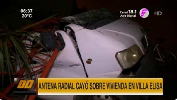 “Minitornado” genera destrozos en Lambaré y otras ciudades