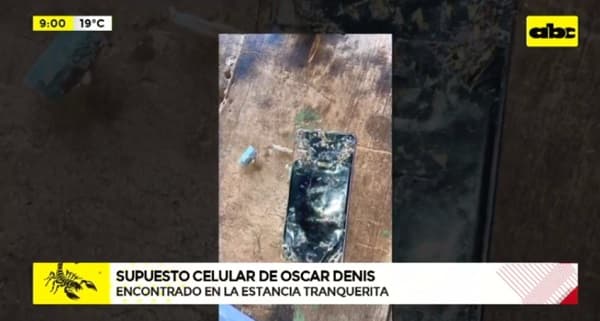 Aseguran haber hallado el celular de Oscar Denis