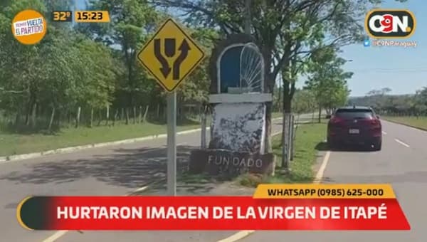 Roban imagen de Virgen de Itapé en Guairá