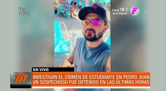 Detienen a hombre en caso de muerte de estudiante en Pedro Juan