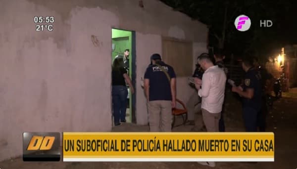 Hallan baleado y sin vida a suboficial en su vivienda