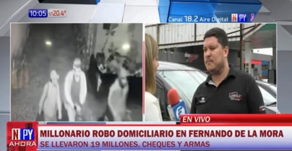 Denuncian millonario robo domiciliario en Fernando de la Mora