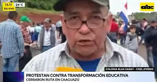 Protestan contra Transformación Educativa en varios puntos del país