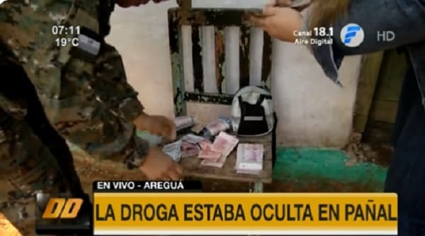 Allanamiento en Areguá: Dos detenidos por casos de microtráfico