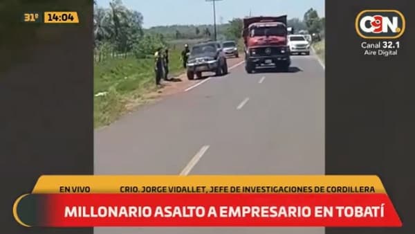 Reportan robo de G. 30 millones en surtidor de Tobatí