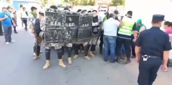 Policía antidisturbios hiere a concejal de Ypacaraí