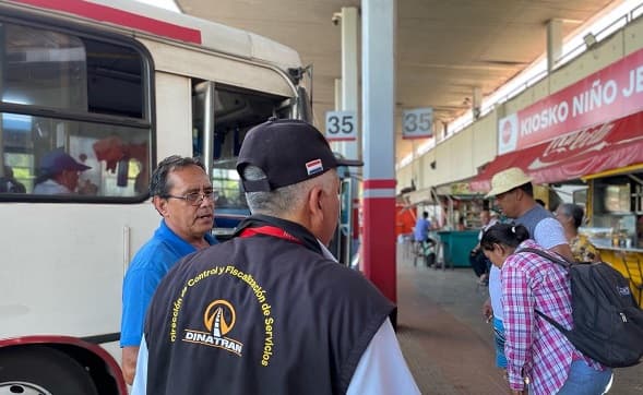 Dinatran multa a cuatro empresas por infracciones en Operativo Caacupé