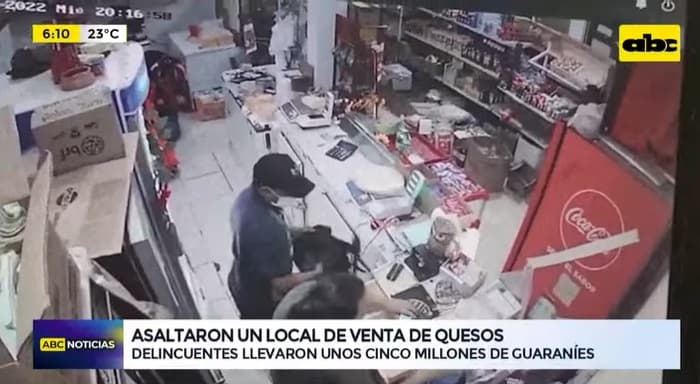 Asaltan el “Shopping de los Quesos” en San Lorenzo