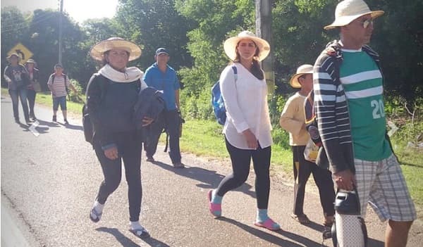 Anuncian temperaturas cercanas a 40 grados y piden cuidado a peregrinantes