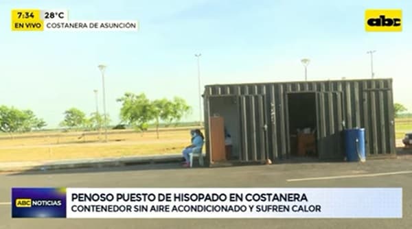 Inhumano: Salud alerta sobre el calor, pero deja a funcionarios sin protección