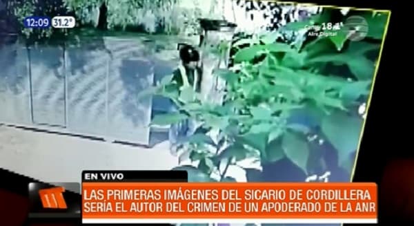 Revelan imágenes de “sicario” que asesinó a apoderado