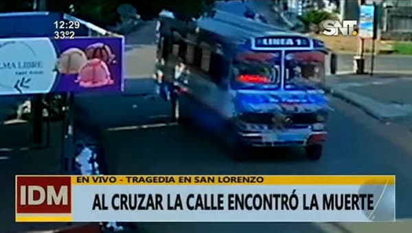 Mujer muere arrollada por bus en San Lorenzo