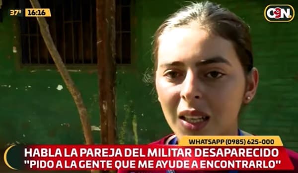 “Le sigo esperando”, dice pareja de militar desaparecido