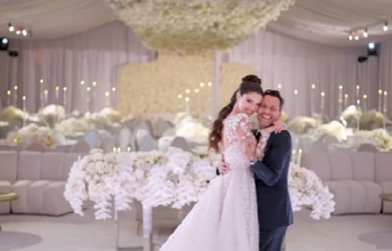 Nadia Ferreira publica el primer video de su boda con Marc Anthony