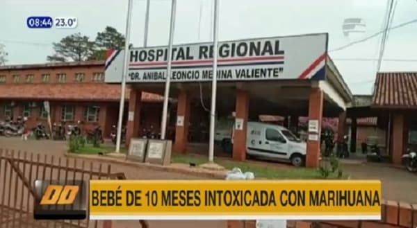 Intoxican con marihuana a beba de 10 meses en Pedro Juan