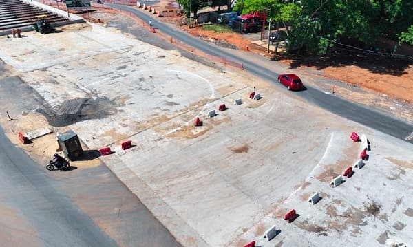 Arrancan trabajos para la rotonda sobre el túnel de Tres Bocas 