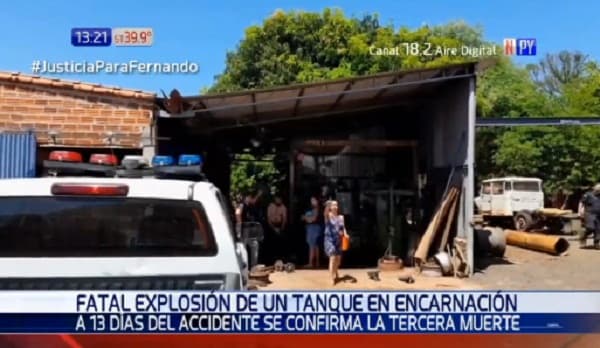 Confirman tercera víctima fatal por explosión en tornería