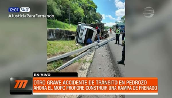 MOPC analiza instalar rampa reductora de velocidad tras nuevo vuelco en Pedrozo