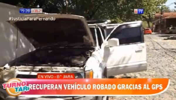 Hombre recupera camioneta robada gracias al GPS