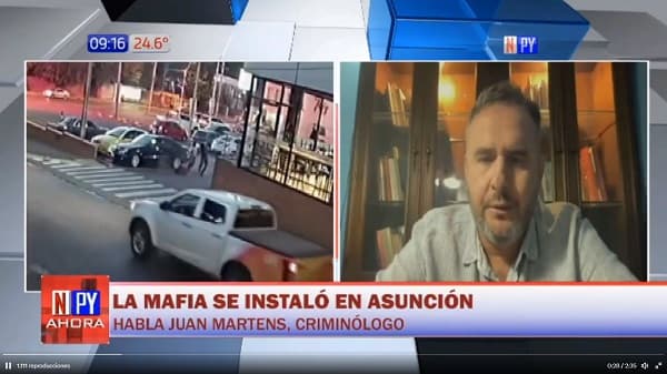 Asunción es “centro de refugio” del crimen organizado, según especialista 