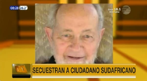Reportan secuestro de sudafricano en Independencia