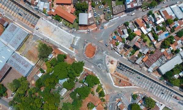 Rotonda de obra de Tres Bocas está tomando forma, reporta el MOPC 