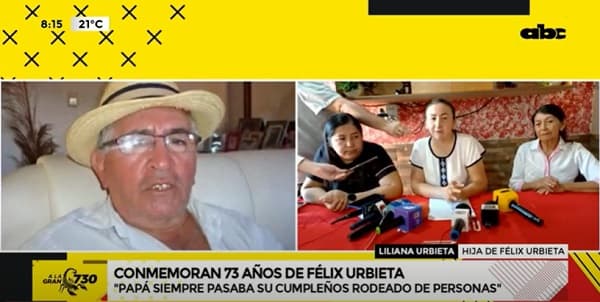 Familia Urbieta clama por información y afirma “esto es la muerte en vida”