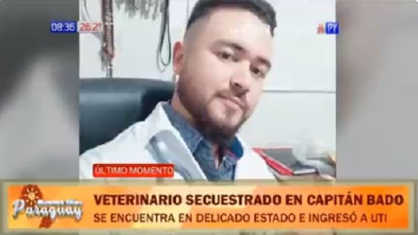 Veterinario víctima de secuestro ingresa a terapia intensiva 
