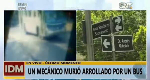 Motociclista muere tras ser arrollado por bus en cercanías del IPS