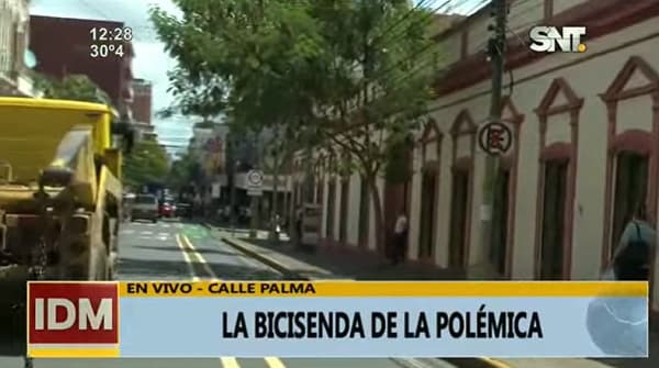 Bicisenda sobre Palma genera rechazo y polémica