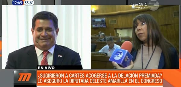 A Cartes le recomendaron acogerse a la delación premiada, afirma Celeste