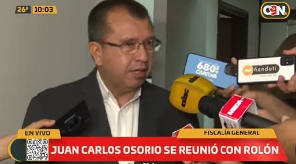 Osorio reitera denuncia sobre préstamo para Marset ante Rolón