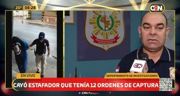 Detienen a “estafador” con 12 órdenes de captura