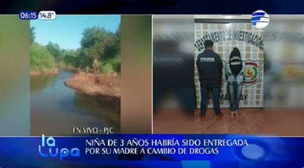 Sospechan que niña desaparecida fue entregada por la madre a cambio de drogas