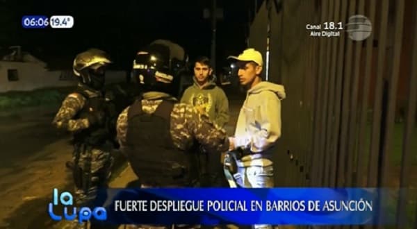 Controlan a 100 personas y detienen a seis en operativos realizados en barrios capitalinos