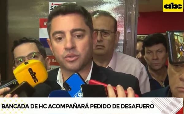 Cartistas anuncian que acompañarán el desafuero de Erico Galeano