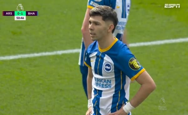 Enciso marca en goleada del Brighton ante Arsenal 