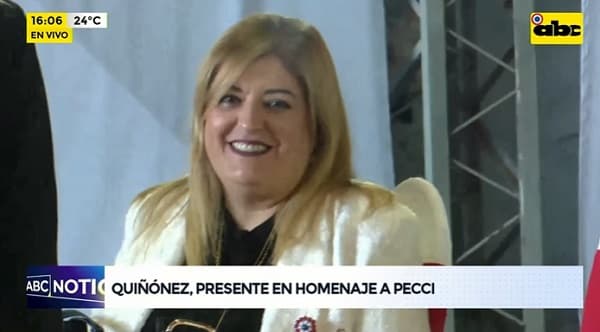 Sandra Quiñónez reaparece en homenaje a Marcelo Pecci