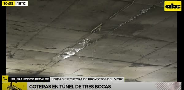 El túnel de Tres Bocas “no está terminado”, confirman desde el MOPC