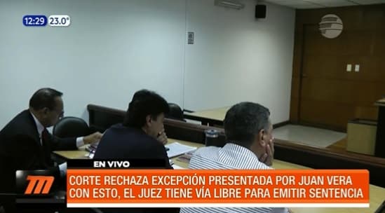 Corte rechaza acción de inconstitucionalidad presentada por Juan Vera