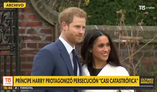 Príncipe Harry y su esposa sufren persecución “casi catastrófica”