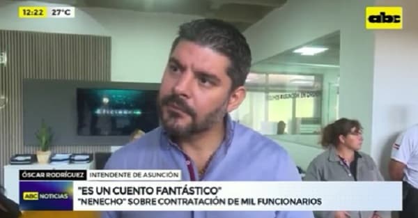 Es “un cuento fantástico” la contratación de 1.050 funcionarios, dice Nenecho
