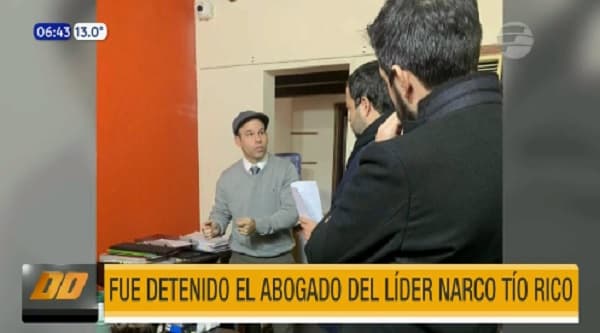 Detienen a abogado de “Tío Rico” en el barrio Sajonia