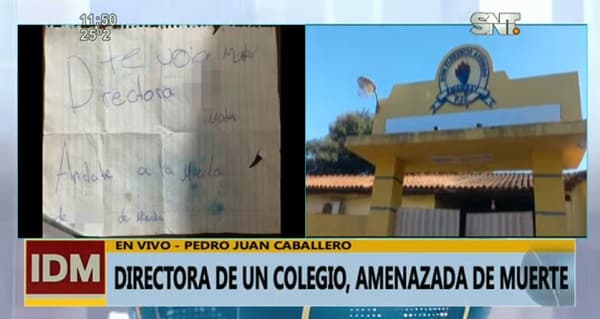 Reportan amenazas en varias instituciones educativas