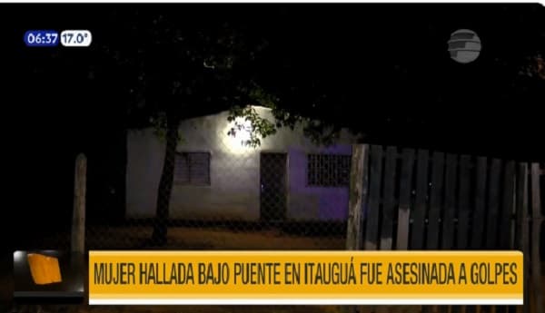 Mujer hallada bajo un puente fue asesinada a golpes, según autopsia