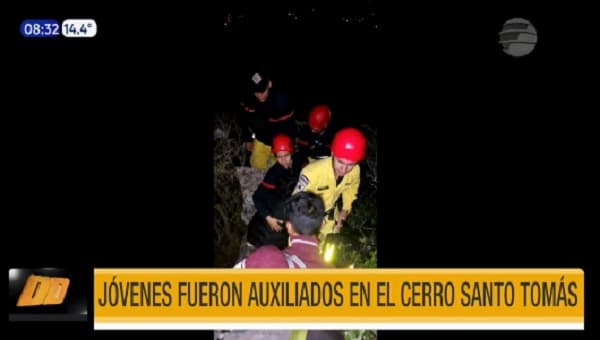 Auxilian a jóvenes que se perdieron en el cerro Santo Tomás de Paraguarí